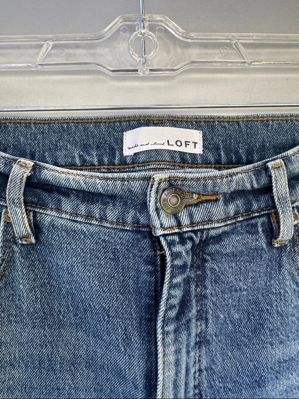 Loft Classic 90s Straight Leg Blue Jeans Size 30